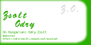 zsolt odry business card